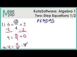 Kuta Algebra 1 Two Step