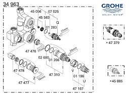 grohe mixer valve 34963 000 shower