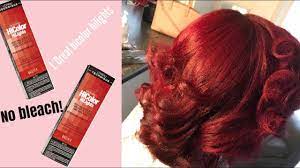 loreal hicolor highlights magenta red