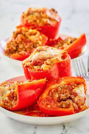 stuffed bell peppers with rice