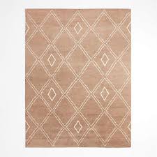 hand knotted caramel brown area rug