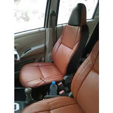 Spancer Pu Leather Car Brown Plain Seat