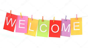 Welcome Word On Colored Paper Sheets Stock Photo Hidesy