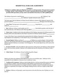 Sublease Agreement Templates Free Download Edit And Sign