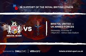uk armed forces charity rugby match