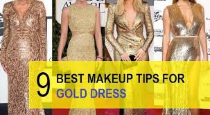 9 amazing makeup tips for golden dress