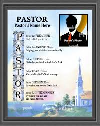 pastor anniversary personalized photo