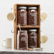 Mason Jar Craft Coffee Bean Storage