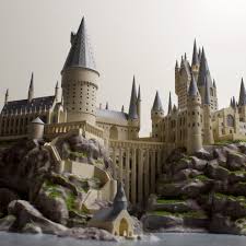 3d printable hogwarts castle by joshua