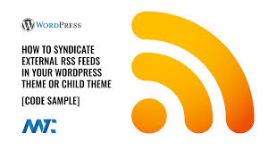 how to syndicate external rss feeds in