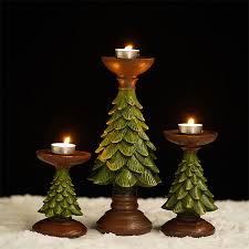 Tree Candle Holder Resin