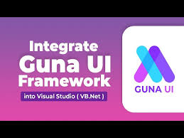 guna ui framework into visual studio