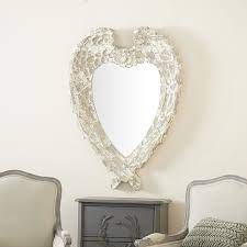 Oversized Distressed Heart Shaped Wall
