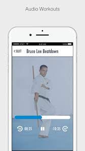 karate training program on the app