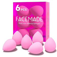 facemade 6 pcs makeup sponges set