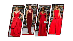 red dresses dominate the emmys 2024 red