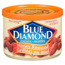blue diamond honey roasted almonds
