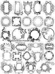 free 27 hand drawn frames vector pack