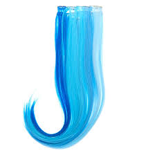 Hair extension sale in europe. Feelin The Blues Faux Hair Clip In Extensions Blue 4 Pack Claire S