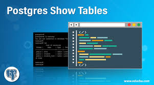 postgres show tables syntax