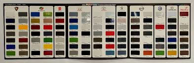 Aikka Chart1 Automotive Paint Colour Card