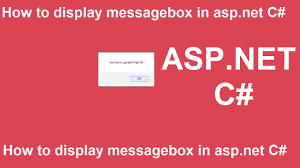 how to use message box in asp net you