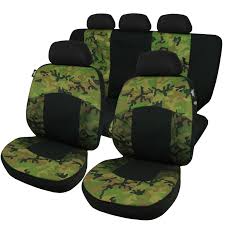 Seat Covers Li Black Camo Cappa