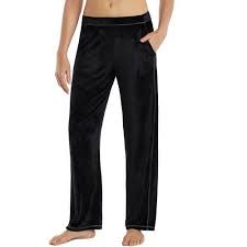 Climate Right By Cuddl Duds Womens Pajama Velour Sleep Pant