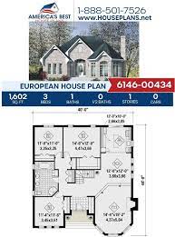 European Plan House Plans