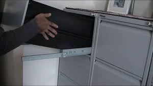 how to open bisley filing cabinet if
