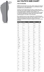 Baseball Cleat Size Chart Best Picture Of Chart Anyimage Org