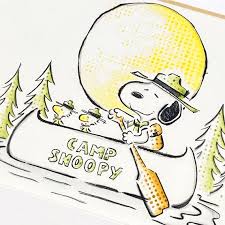Snoopy Inspired Art Print Camp Snoopy