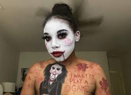 puppet saw face paint horror amino