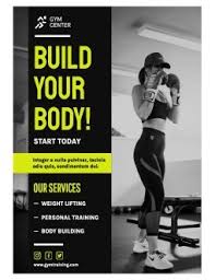 fitness flyer templates in google docs