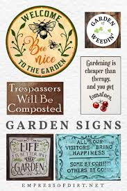 60 garden sign ideas funny sweet