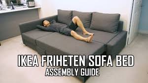 ikea friheten sofa bed embly guide