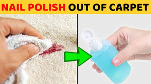 nail polish out of carpet