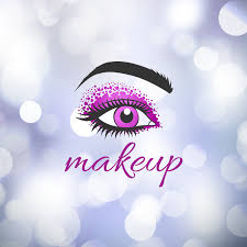 makeup eye woman logo design roven
