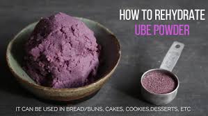 how to rehydrate reconsute ube powder