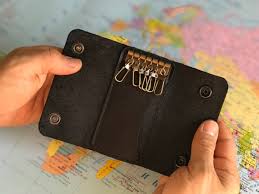 Key Holder Wallet Leather Key Case