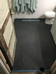 your tile floors paint them