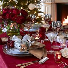 5 ideas for christmas table settings