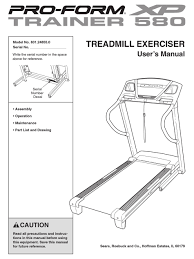 It's very much a basic model without much in the way of the bells and whistles track length: Proform Xp Trainer 580 User Manual Pdf Download Manualslib