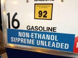state laws on ethanol in gasoline only