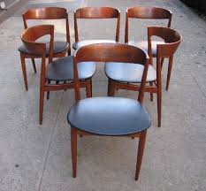 danish teak dining chairs by h w