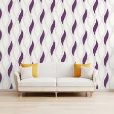Wave Embossed Textured Wallpaper