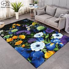 anti skid area floor mat 3d rug