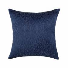 blue decorate throw pillow covers