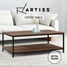 Artiss Coffee Table Wooden Rustic