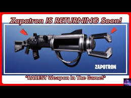 Rarest weapon in fortnite was found! Fortnite Battle Royale Zapatron